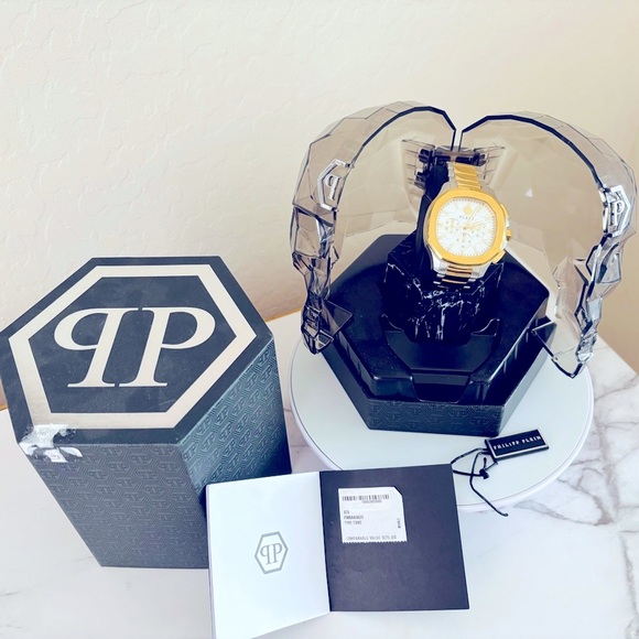 Philipp Plein $pectre Chrono Two Tone Stainless Steel
Bracelet Chronograph Watch - Picture 6 of 7